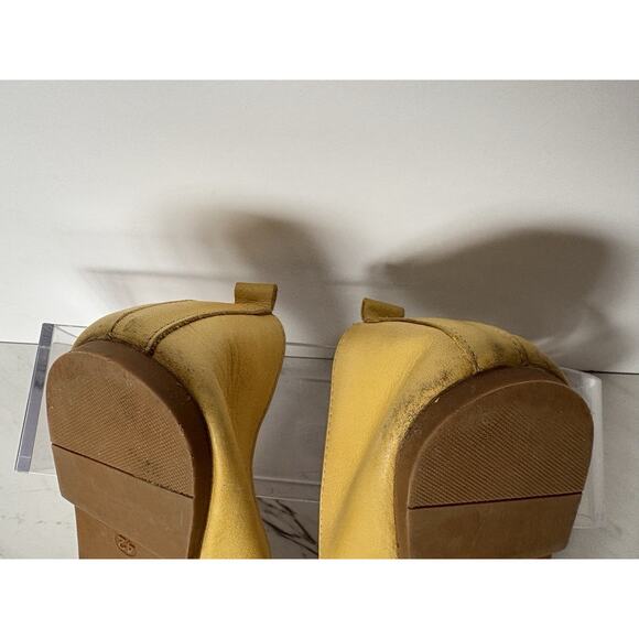 Sheridan Mia Darby Flat Yellow EU 42 / US 11 Buttery Soft Leather, D’Orsay Chic - Picture 8 of 12